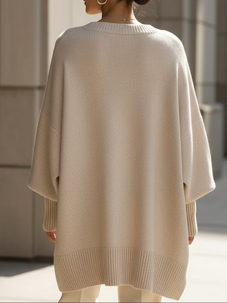 Elodie™ | Oversized Wool-Blend Sweater