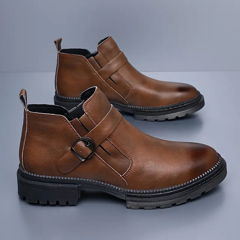 Liam | Orthopaedic Leather Ranger Boots