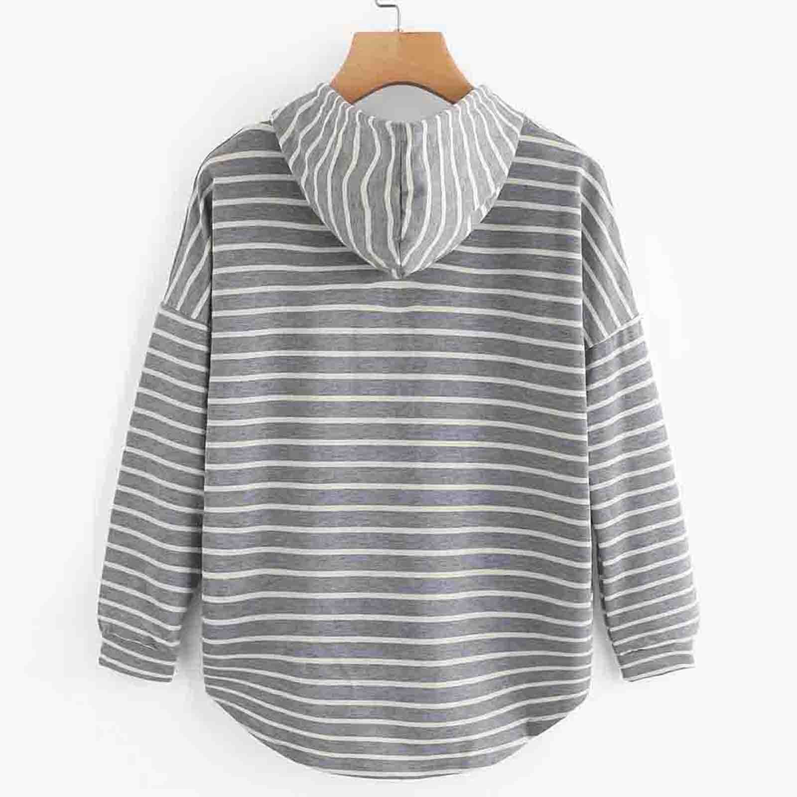 Marin | Soft Striped Hoodie