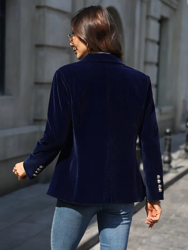 MaryAnne | Elegant Velvet Blazer