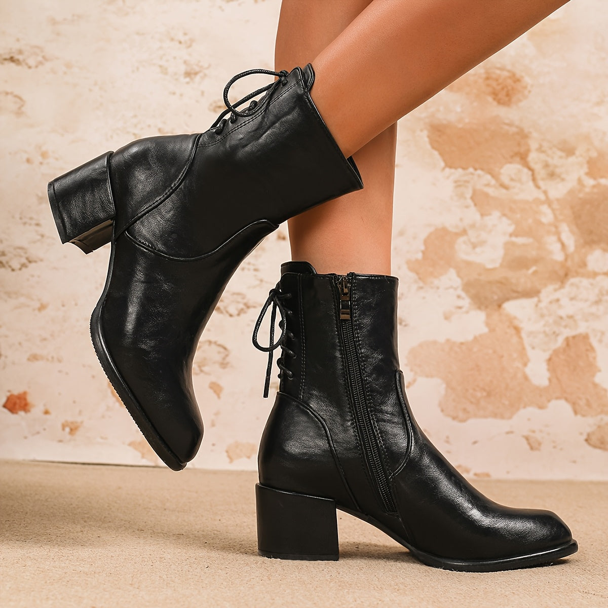 Margot™ | Retro Block-Heel Leather Boots