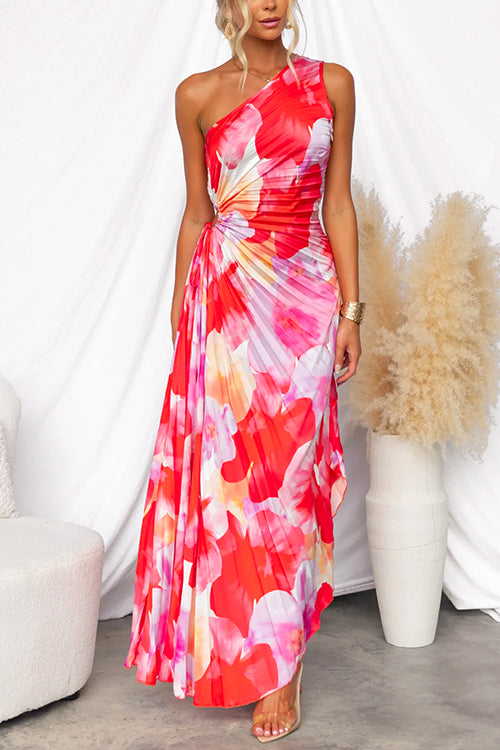 Amber - Vibrant Printed Gown