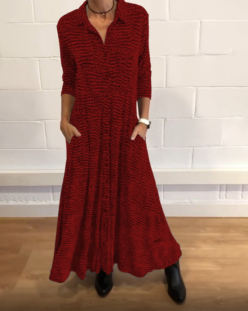 Lyvéa | Sophisticated Pocket Maxi Dress
