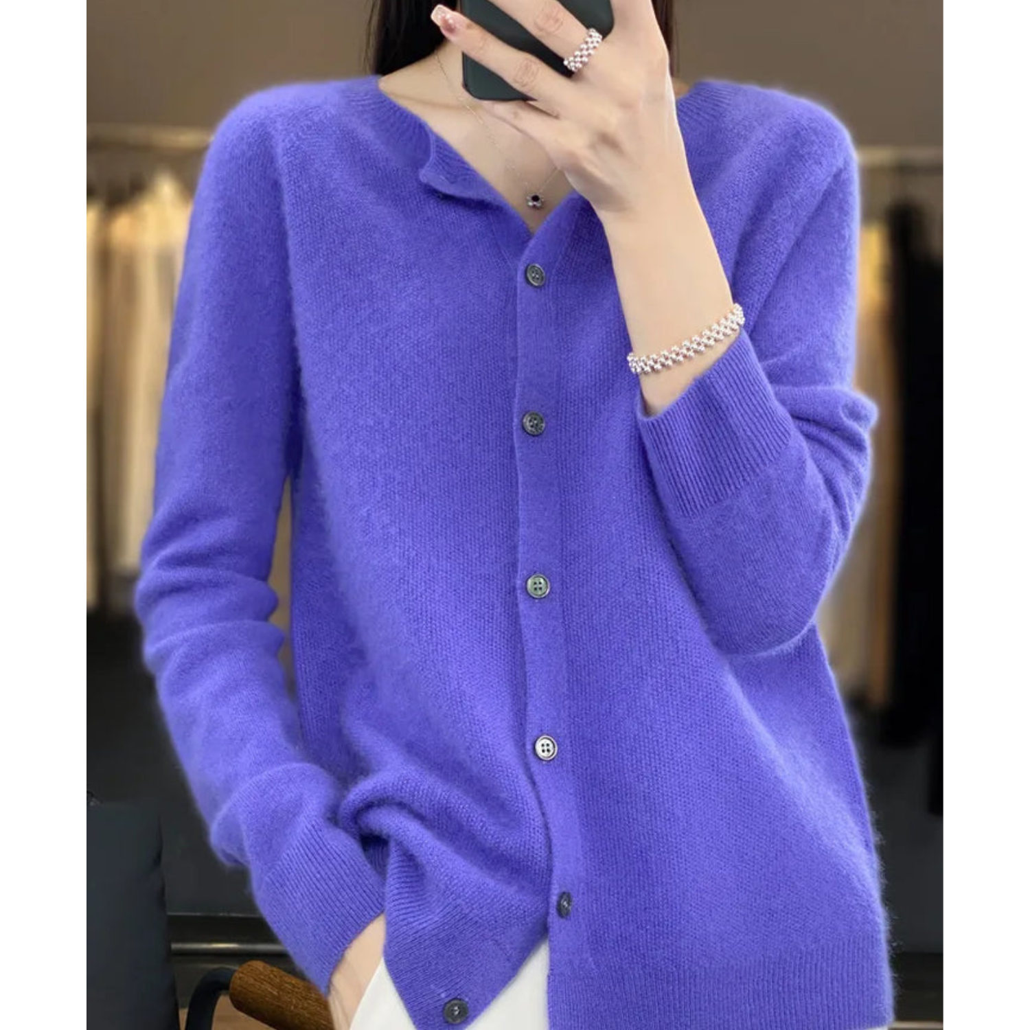 Élodie | Soft Wool Cardigan