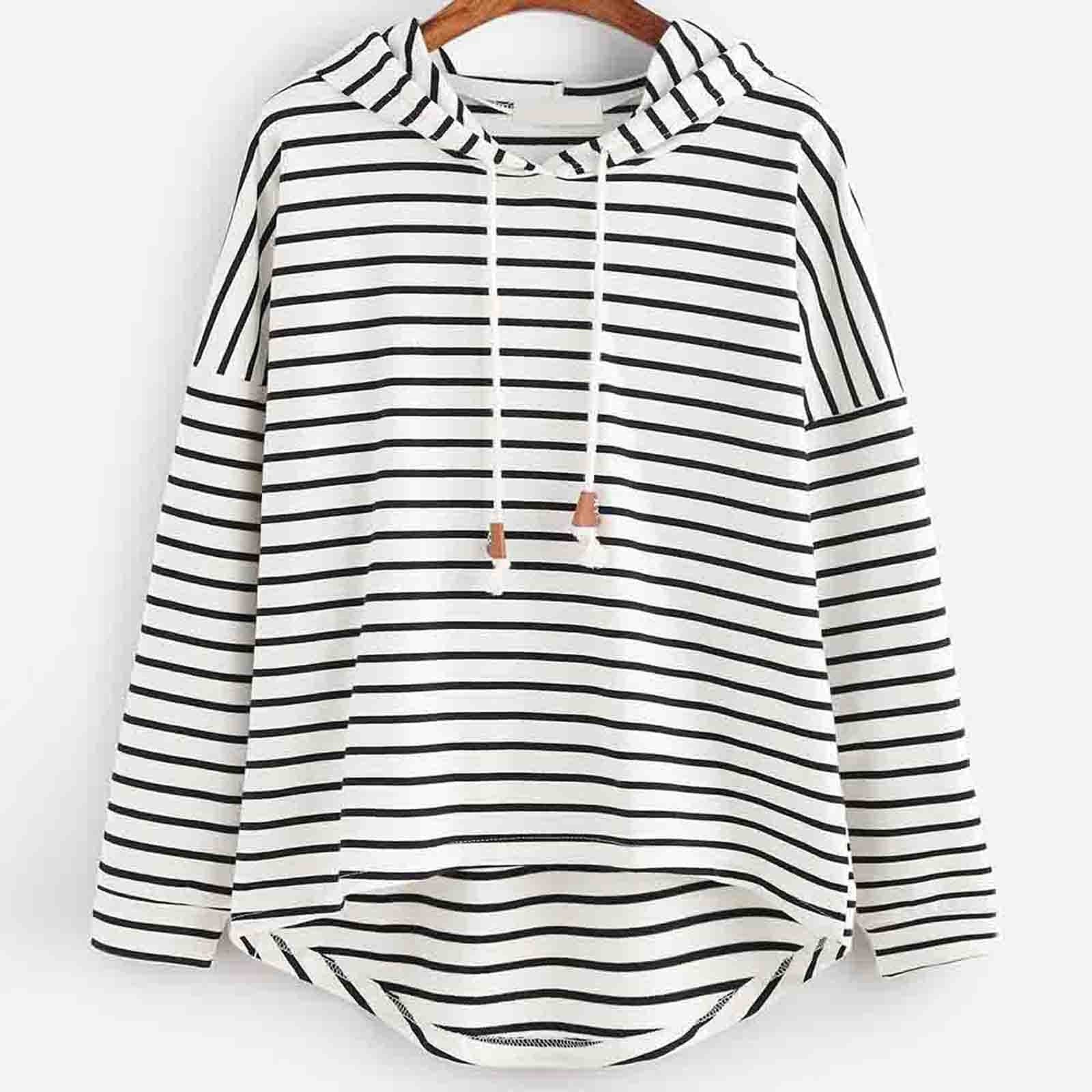 Marin | Soft Striped Hoodie