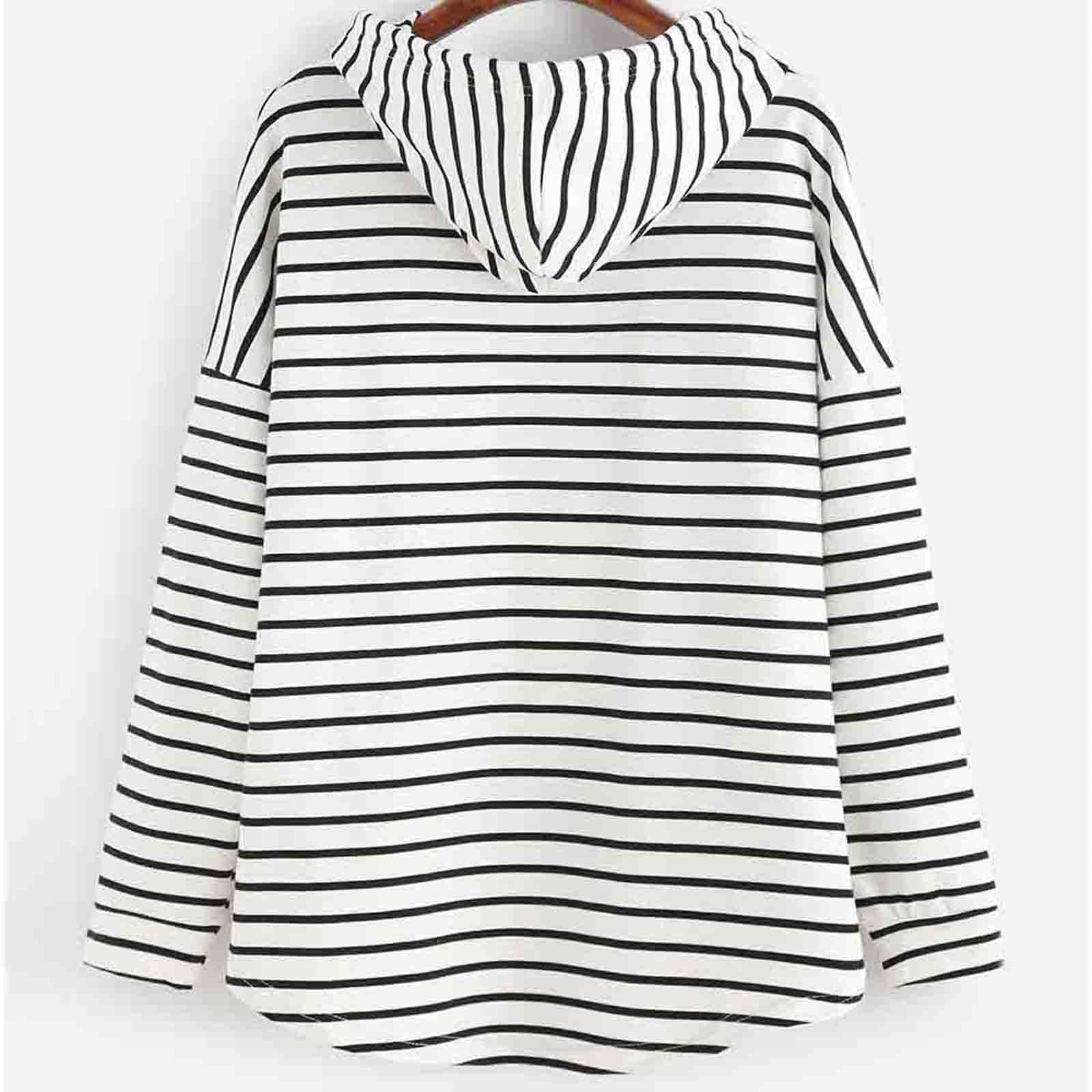 Marin | Soft Striped Hoodie