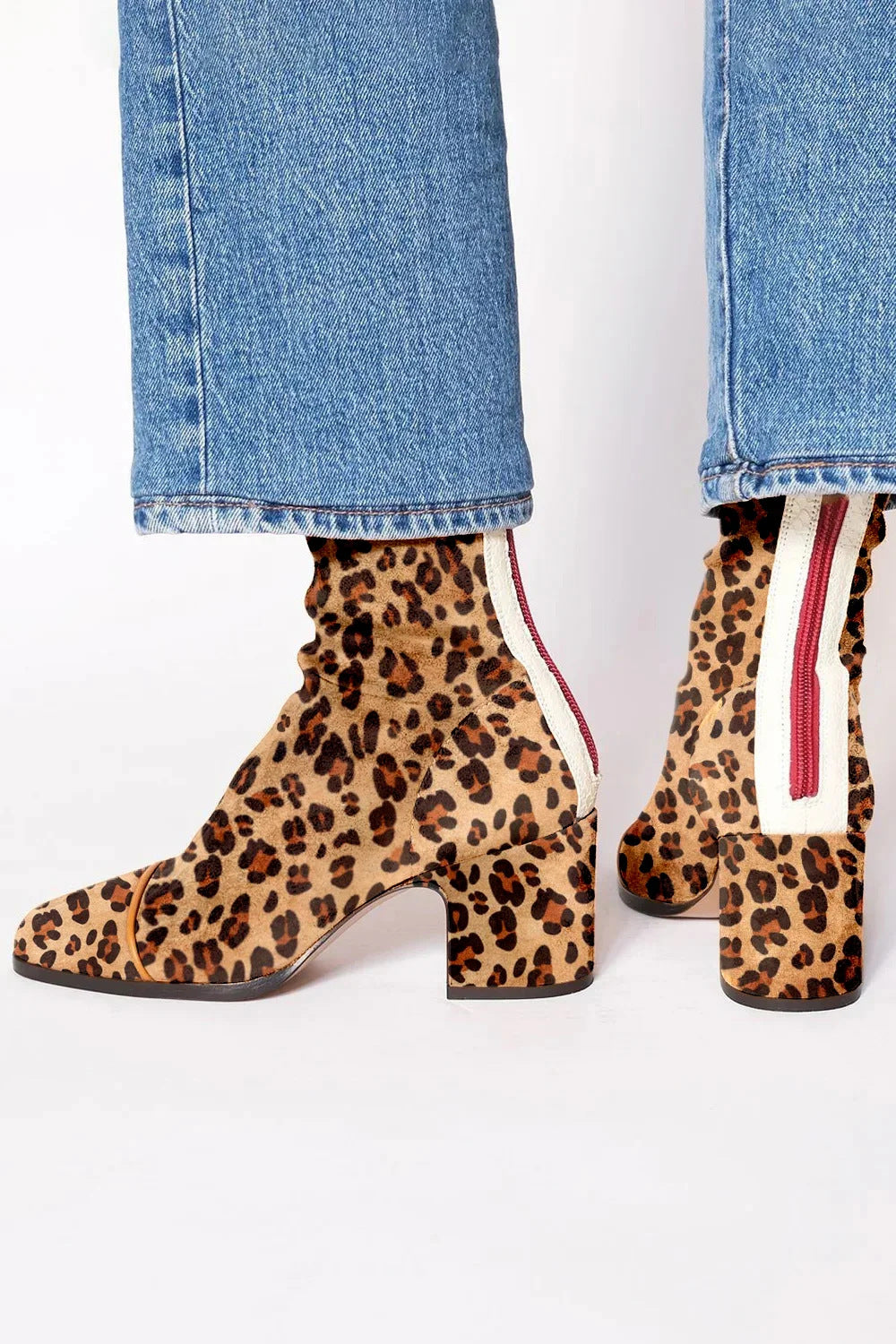 Sienna™ | Bold Contrast Heel Boots