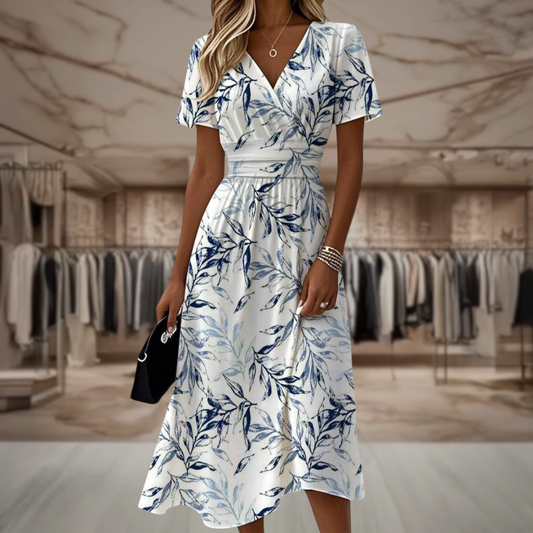 Clíodhna – Elegant Floral Dress