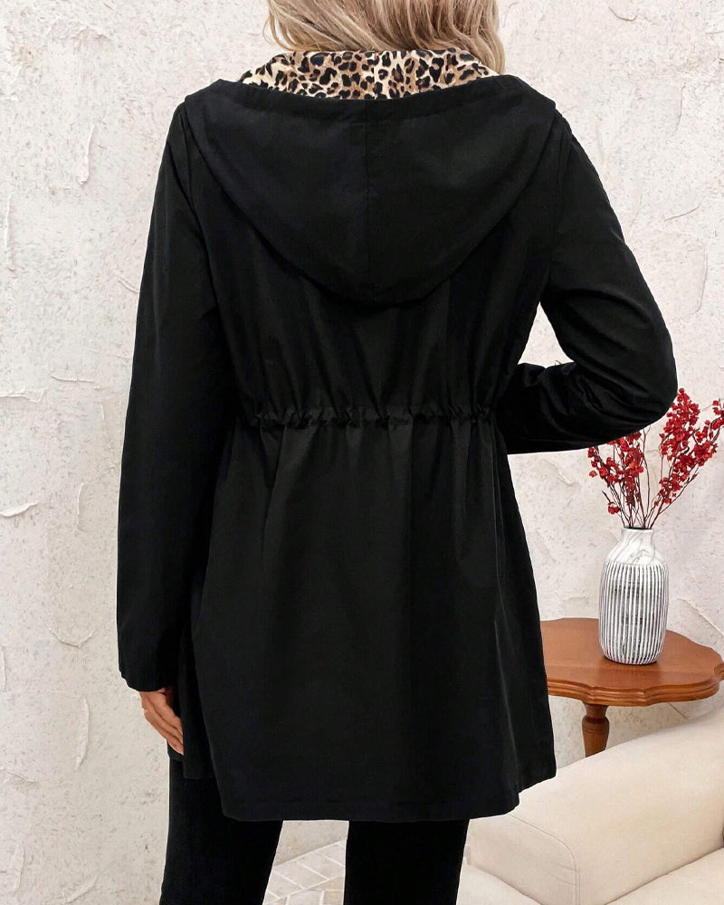 Ofira | Reversible Leopard-Lined Coat