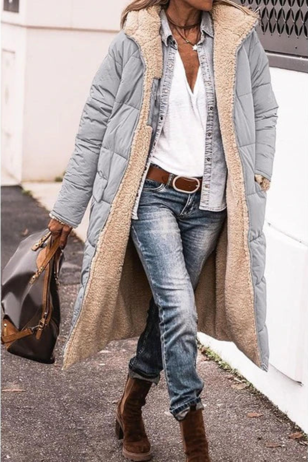 ARABELLE™ | Casual Hooded Coat with Fur Lining