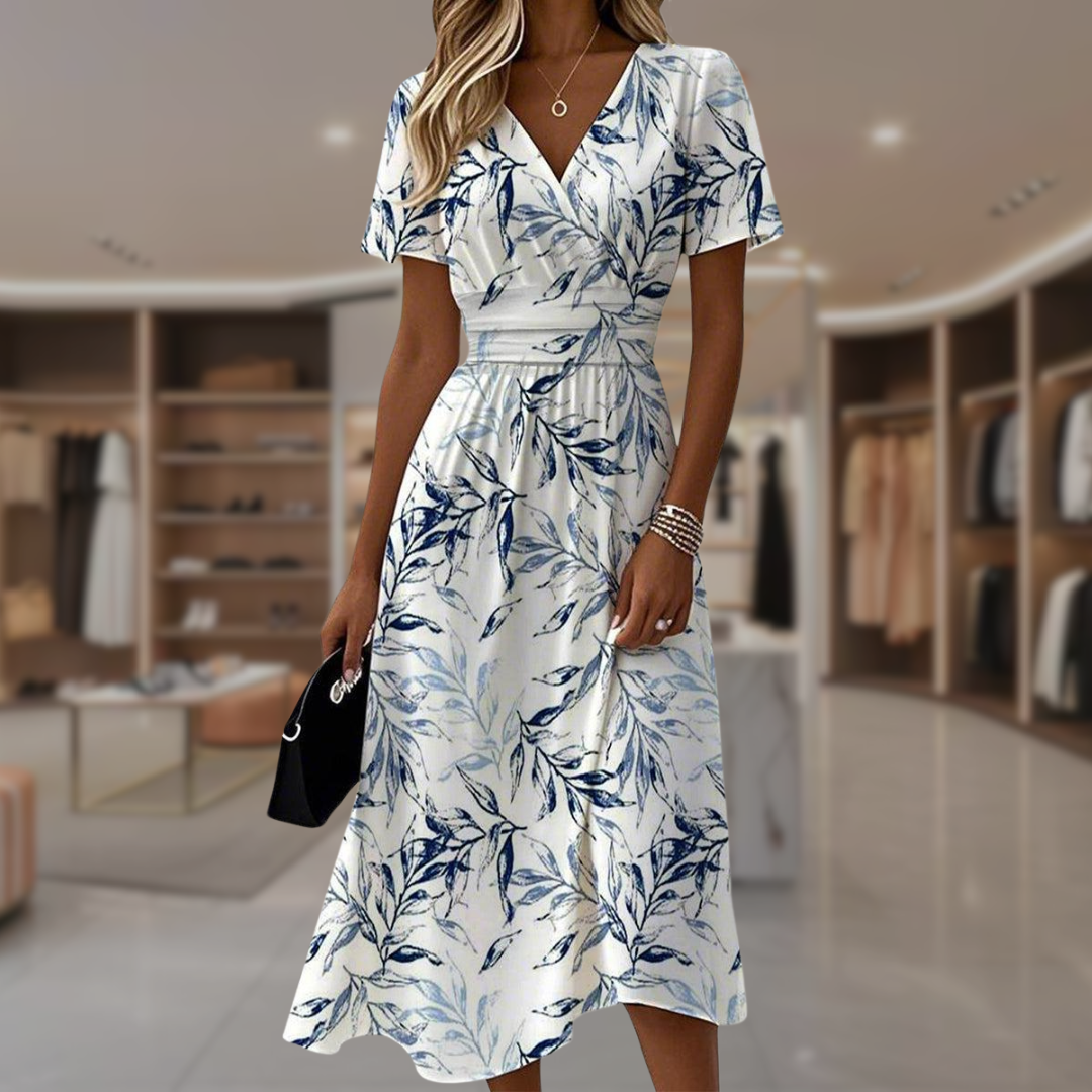Clíodhna – Elegant Floral Dress