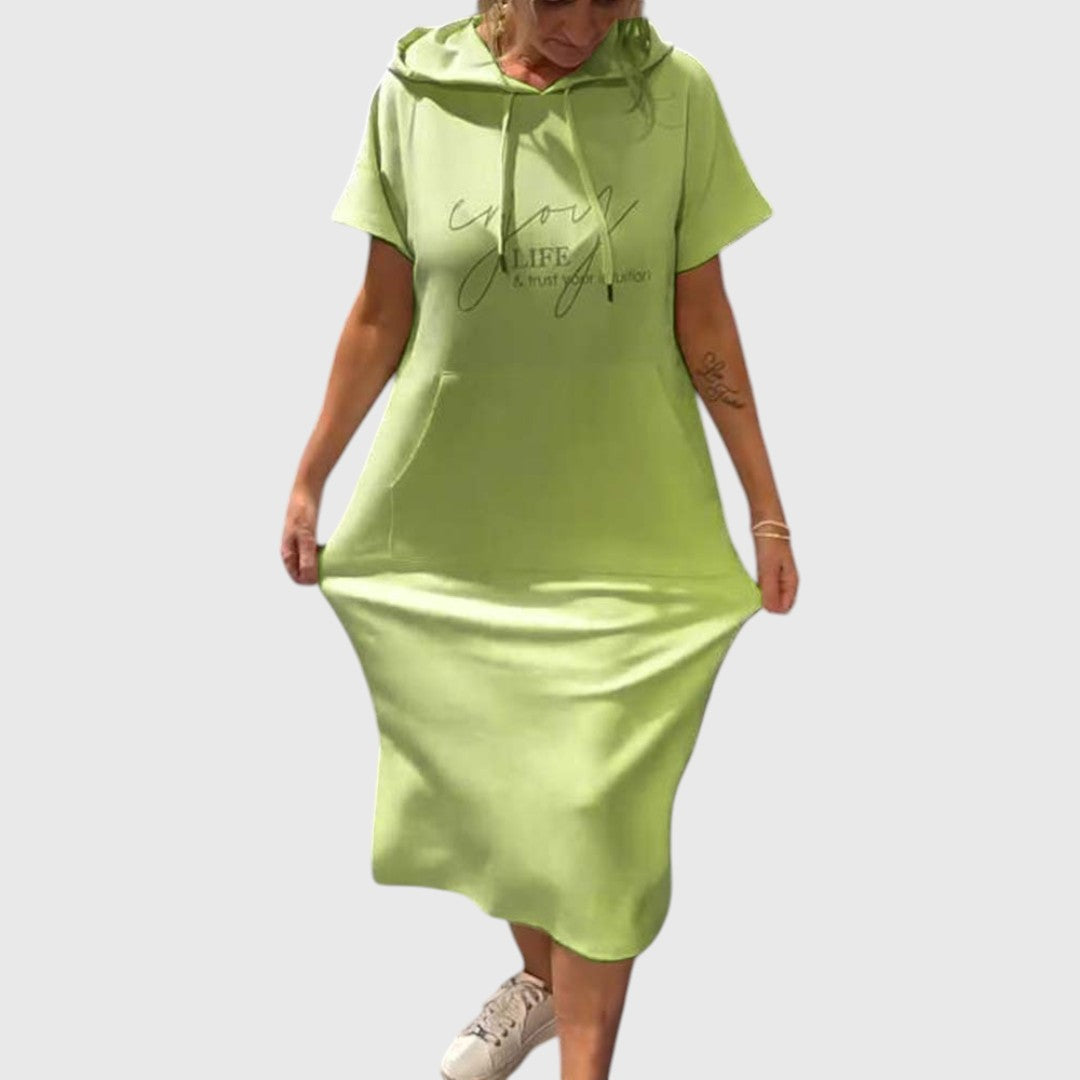 Angela - Casual Hoodie Dress