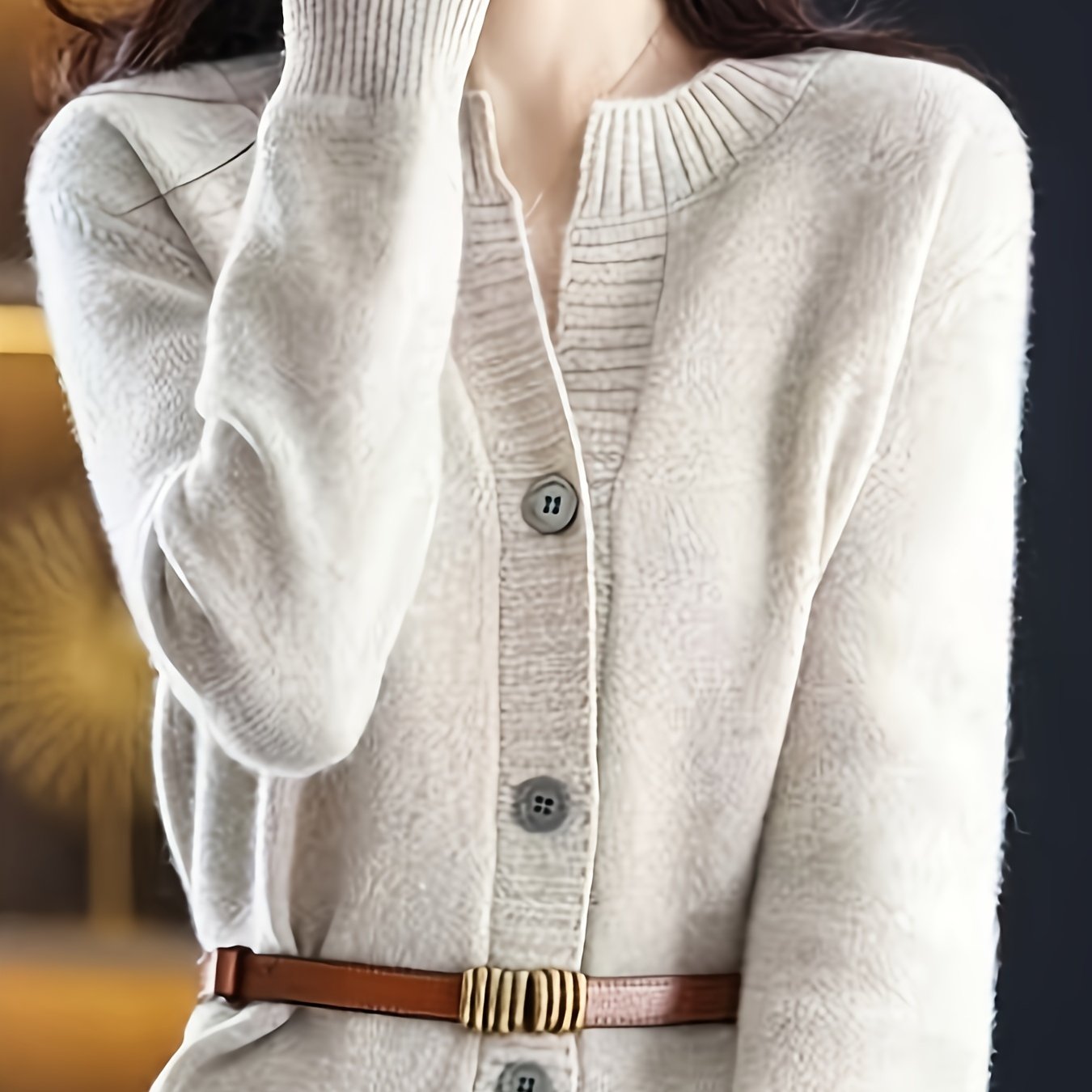 Elowen™ | Soft Knit Button Cardigan