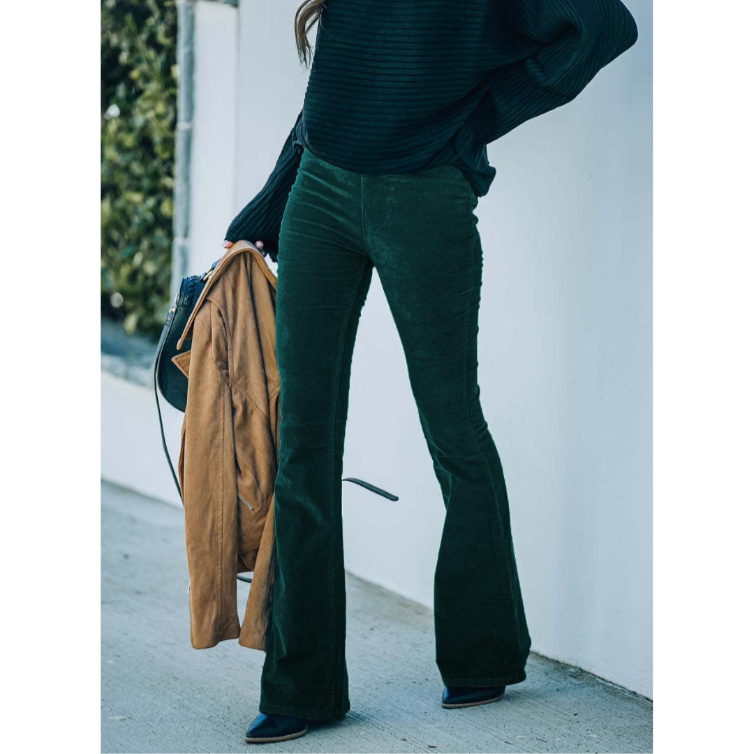 Alannah – Classic Corduroy Flare Trousers