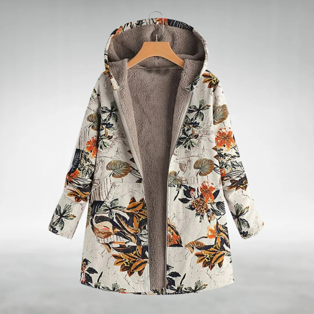 Fleural™ – Stylish Floral Pattern Polar Jacket