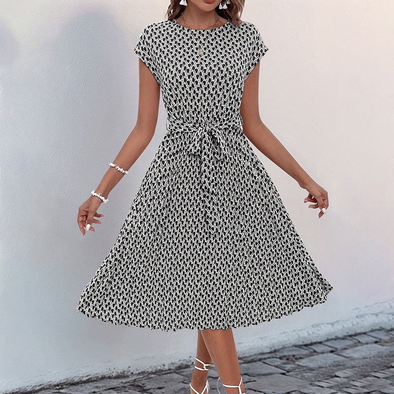 Rimara – Belted Midi Dress