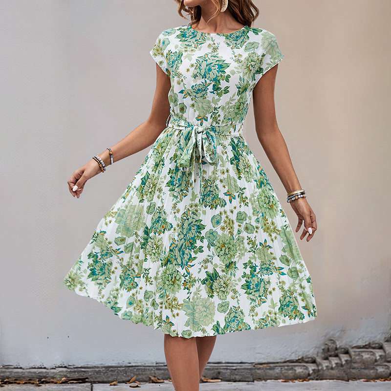 Rimara – Belted Midi Dress