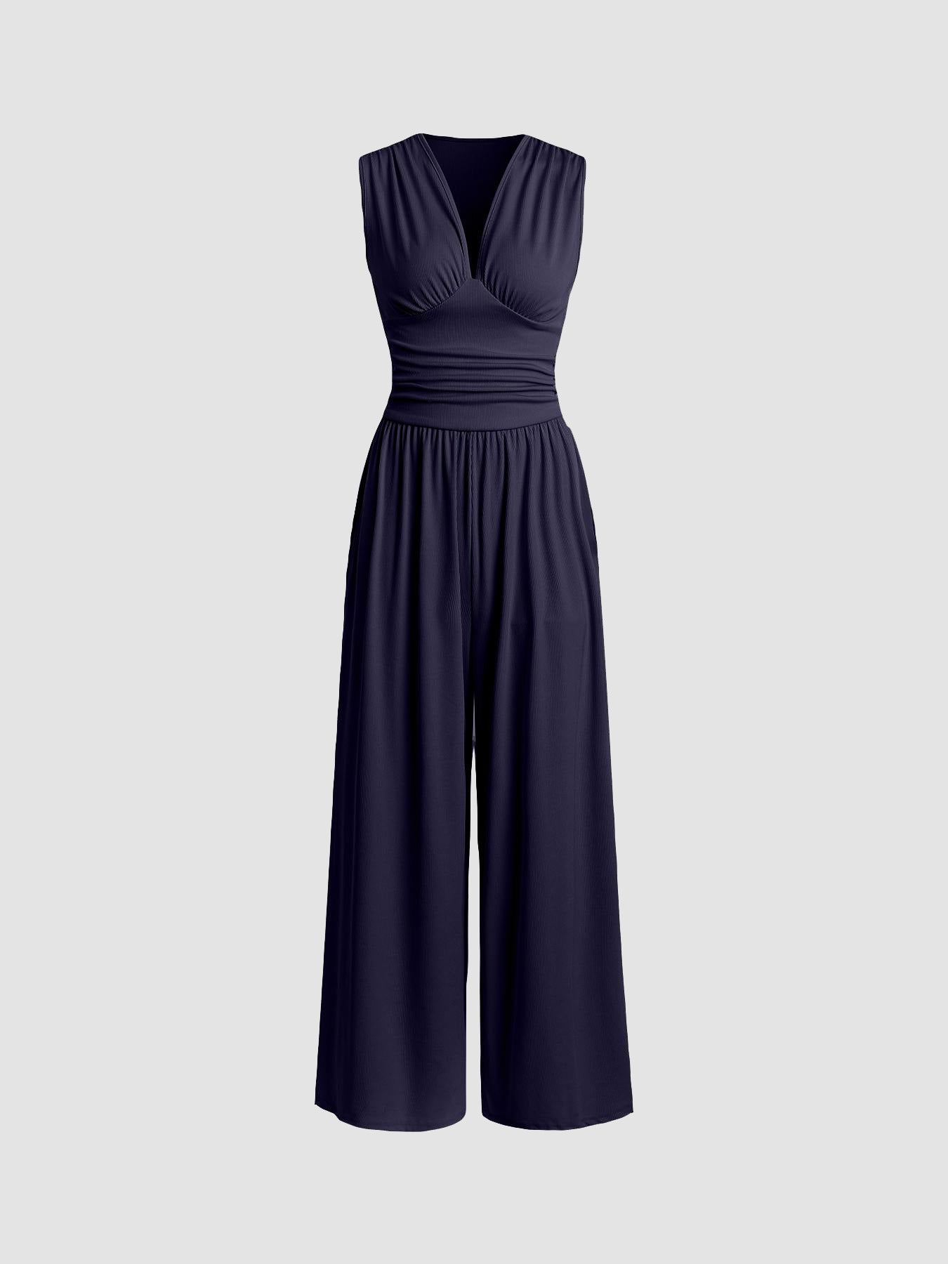 Charlene | Chic Sleeveless Wide-Leg Jumpsuit