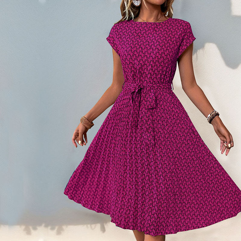 Rimara – Belted Midi Dress