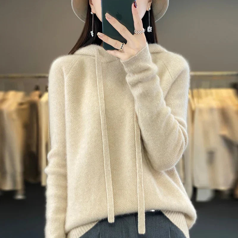Mérine™ | Ultra-Soft Merino Hooded Sweater
