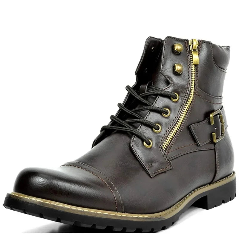 Damon | Classic Lace-Up Orthopaedic Leather Boots