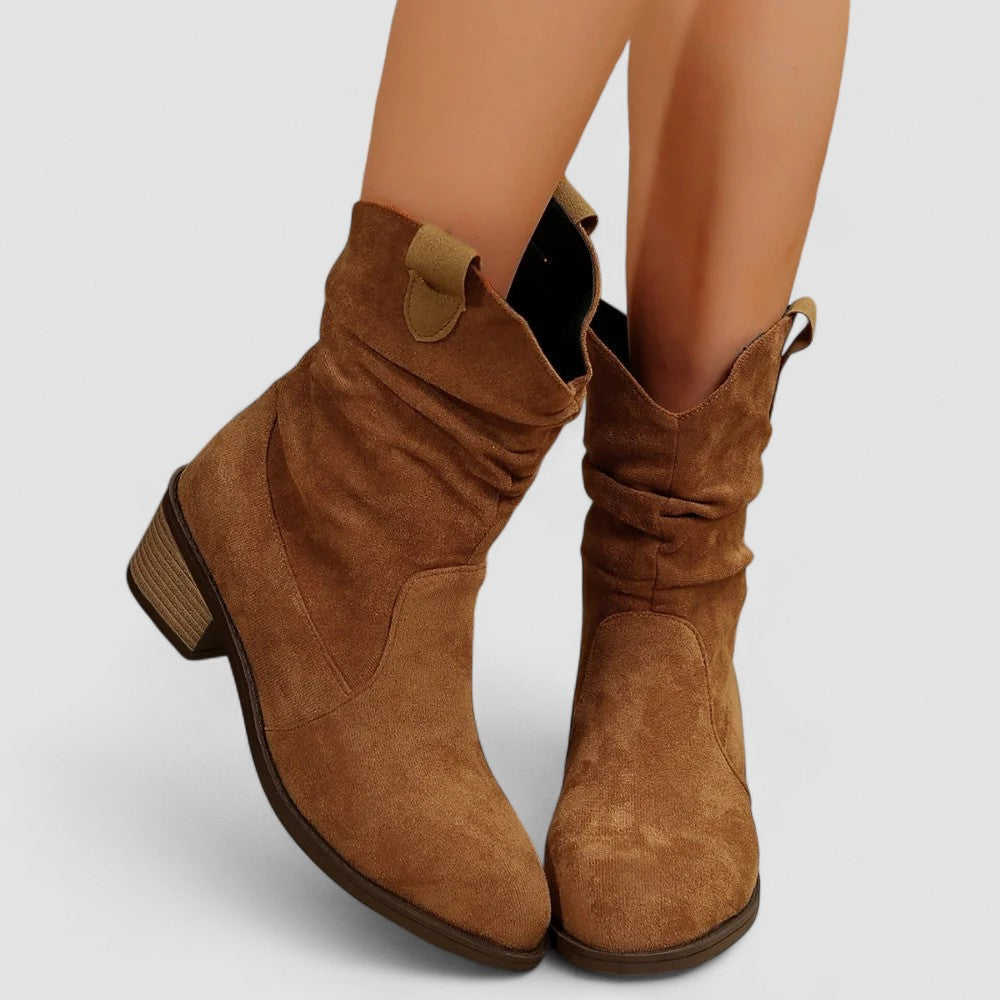 Sienna™ | Soft Suede Slouch Boots