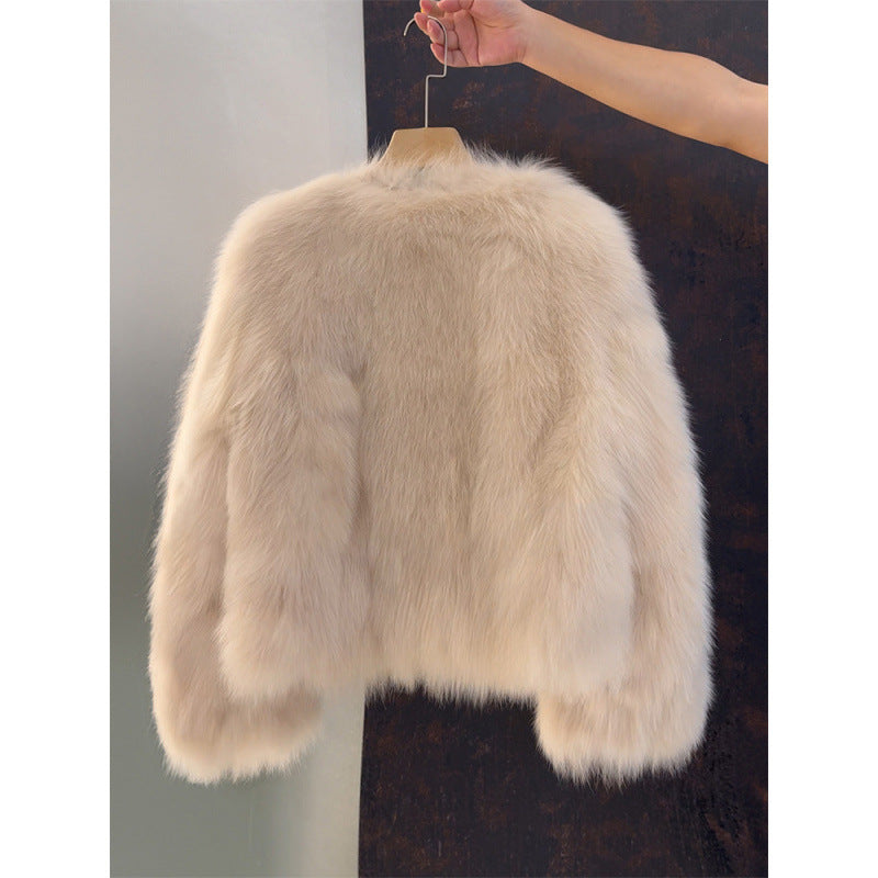 Aurelia | Luxe Faux Fox Fur Jacket
