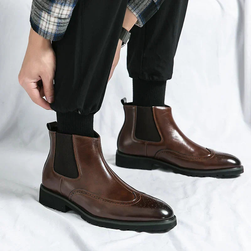 Adriel | Authentic Orthopedic Leather Chelsea Boots