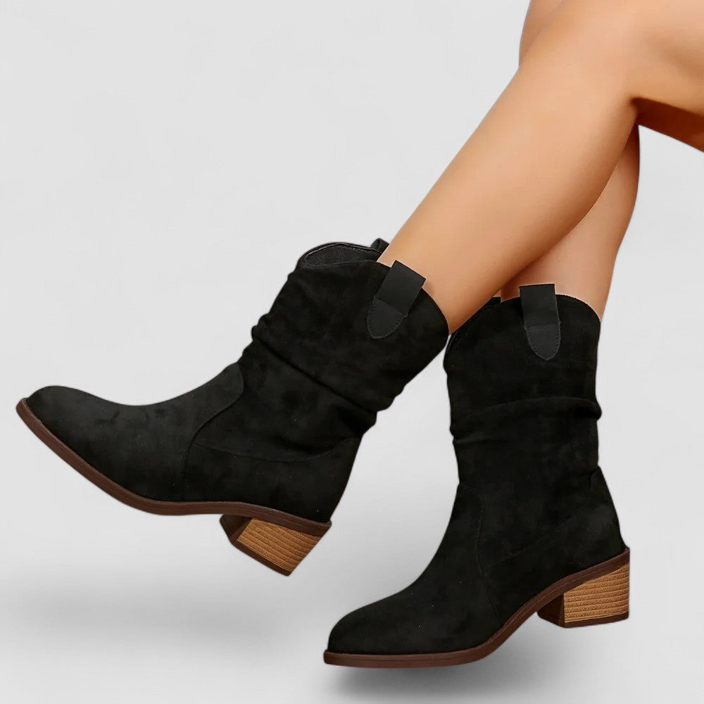 Sienna™ | Soft Suede Slouch Boots