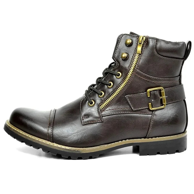Damon | Classic Lace-Up Orthopaedic Leather Boots