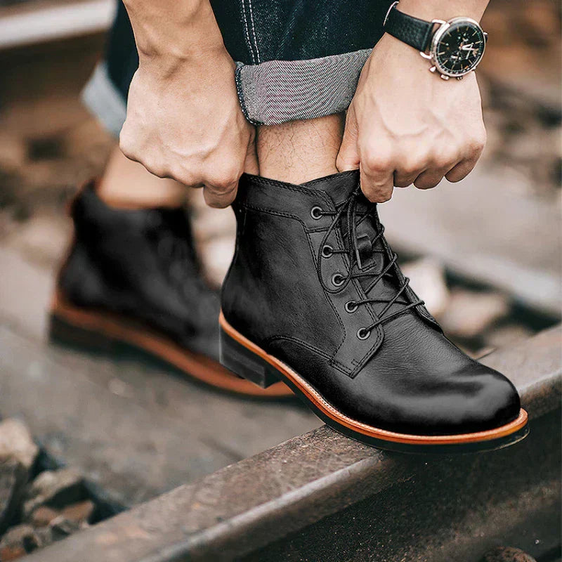 Kelvin | High-Top Orthopaedic Leather Boots