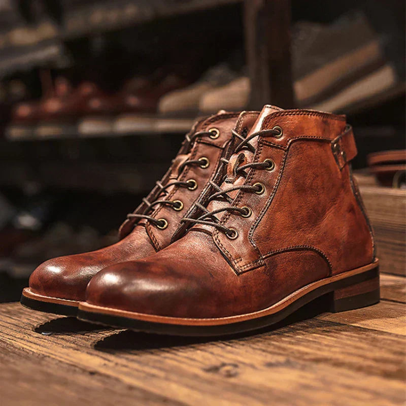 Kelvin | High-Top Orthopaedic Leather Boots