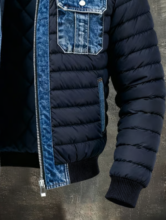 Arden™ | Quilted Denim Hybrid Jacket