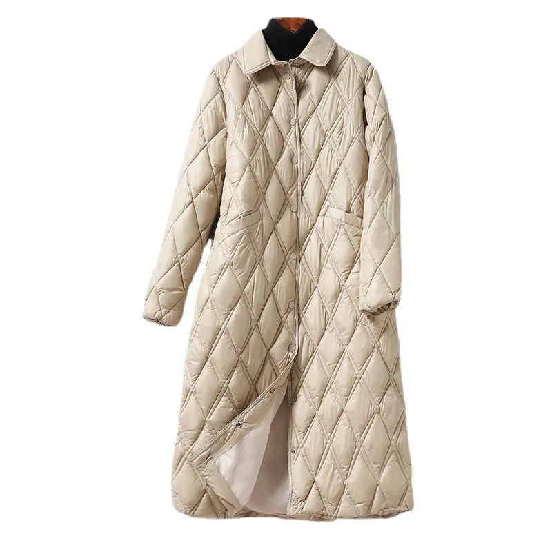 AMBER | REVERSIBLE QUILTED COAT