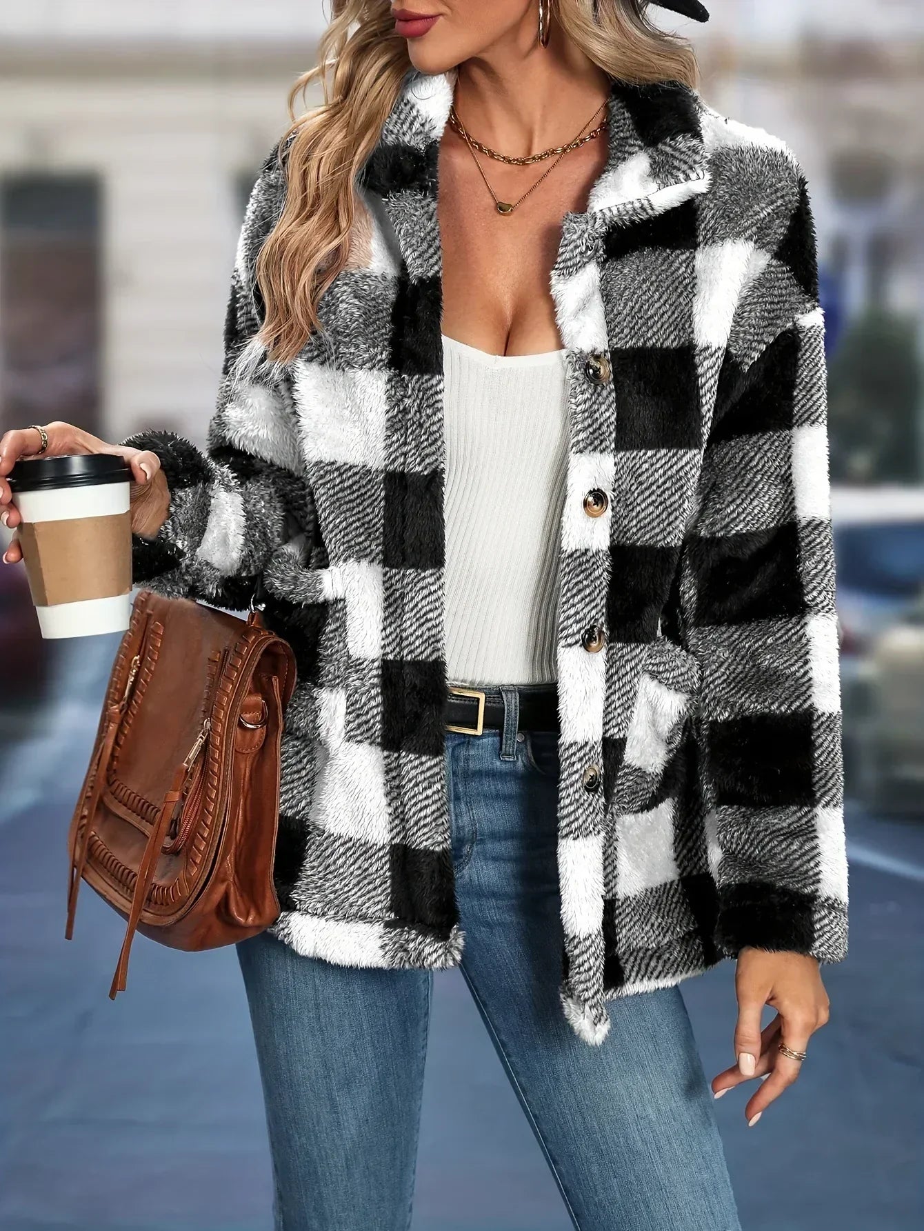 Carla | Casual Checked Jacket