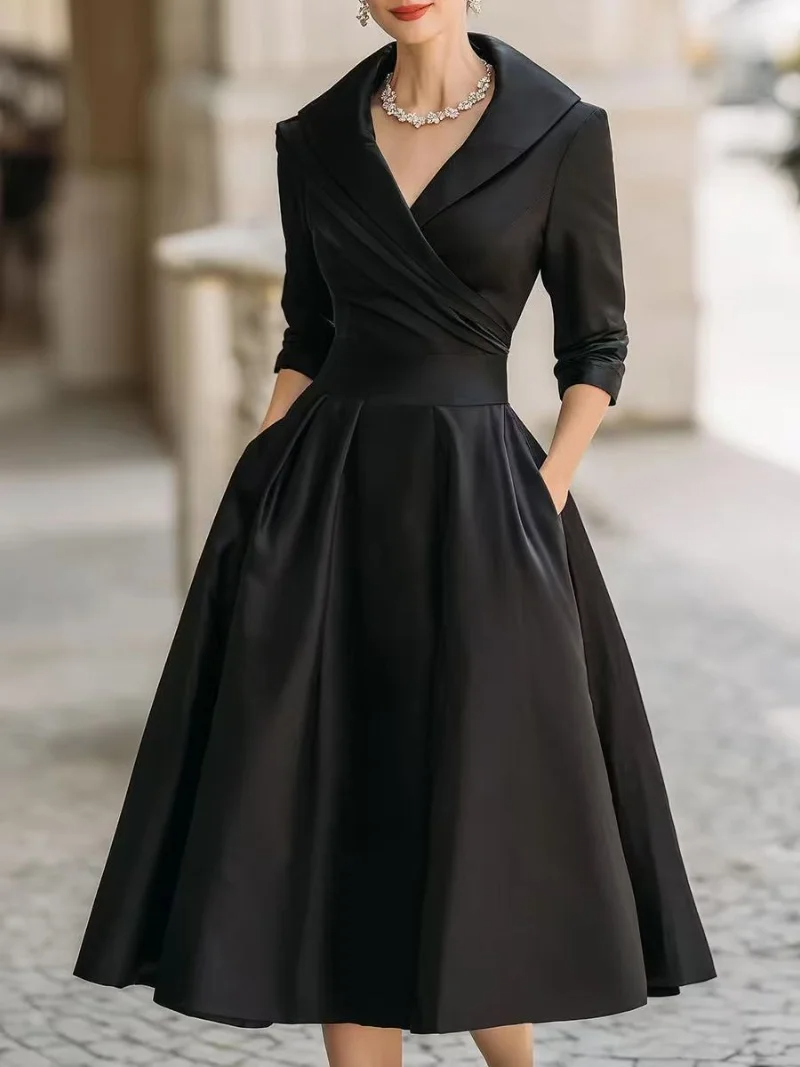 Clara | Satin Midi Dress