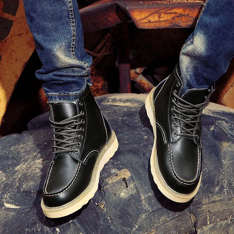 Dustin | Winter Orthopaedic Leather Boots