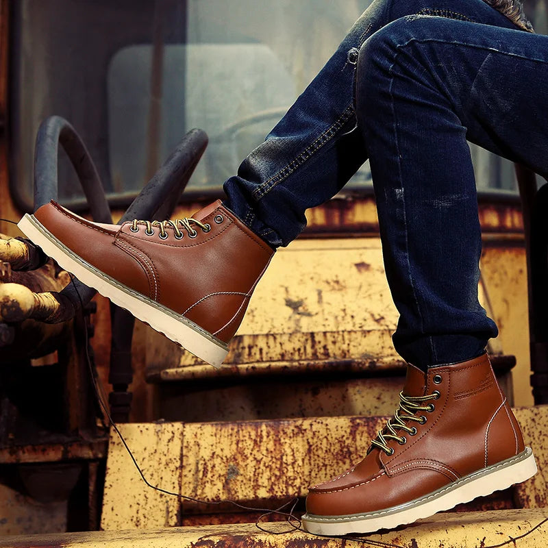 Dustin | Winter Orthopaedic Leather Boots