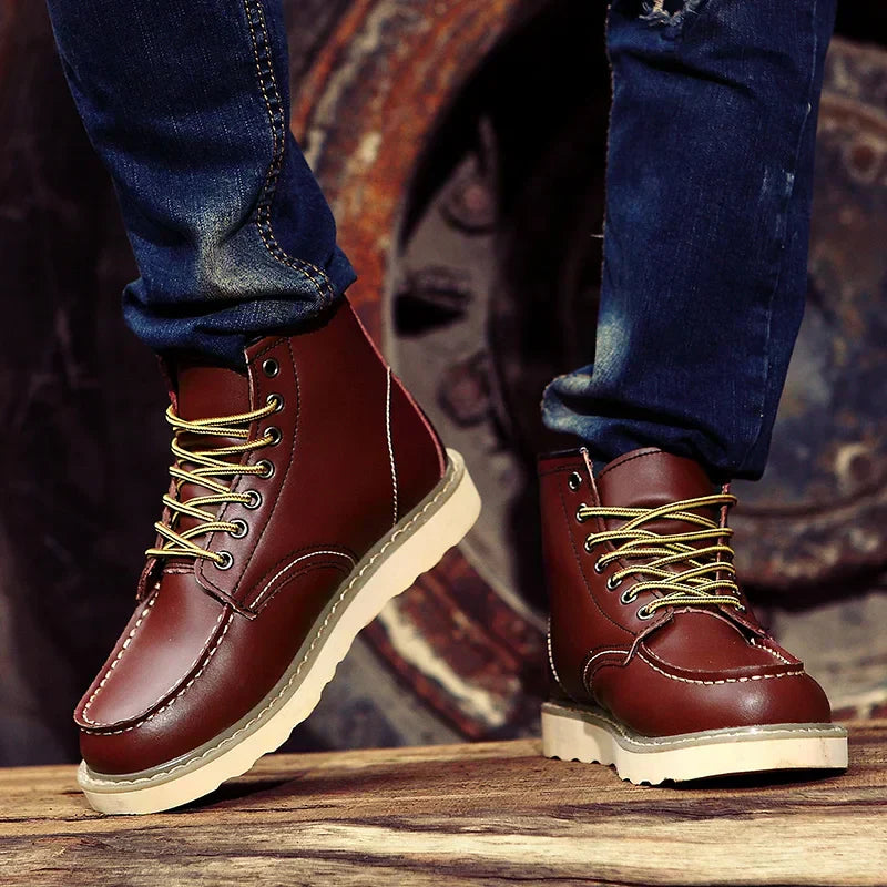 Dustin | Winter Orthopaedic Leather Boots