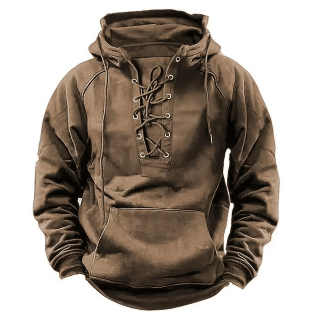 Ragnar | Viking Lace-Up Winter Hoodie