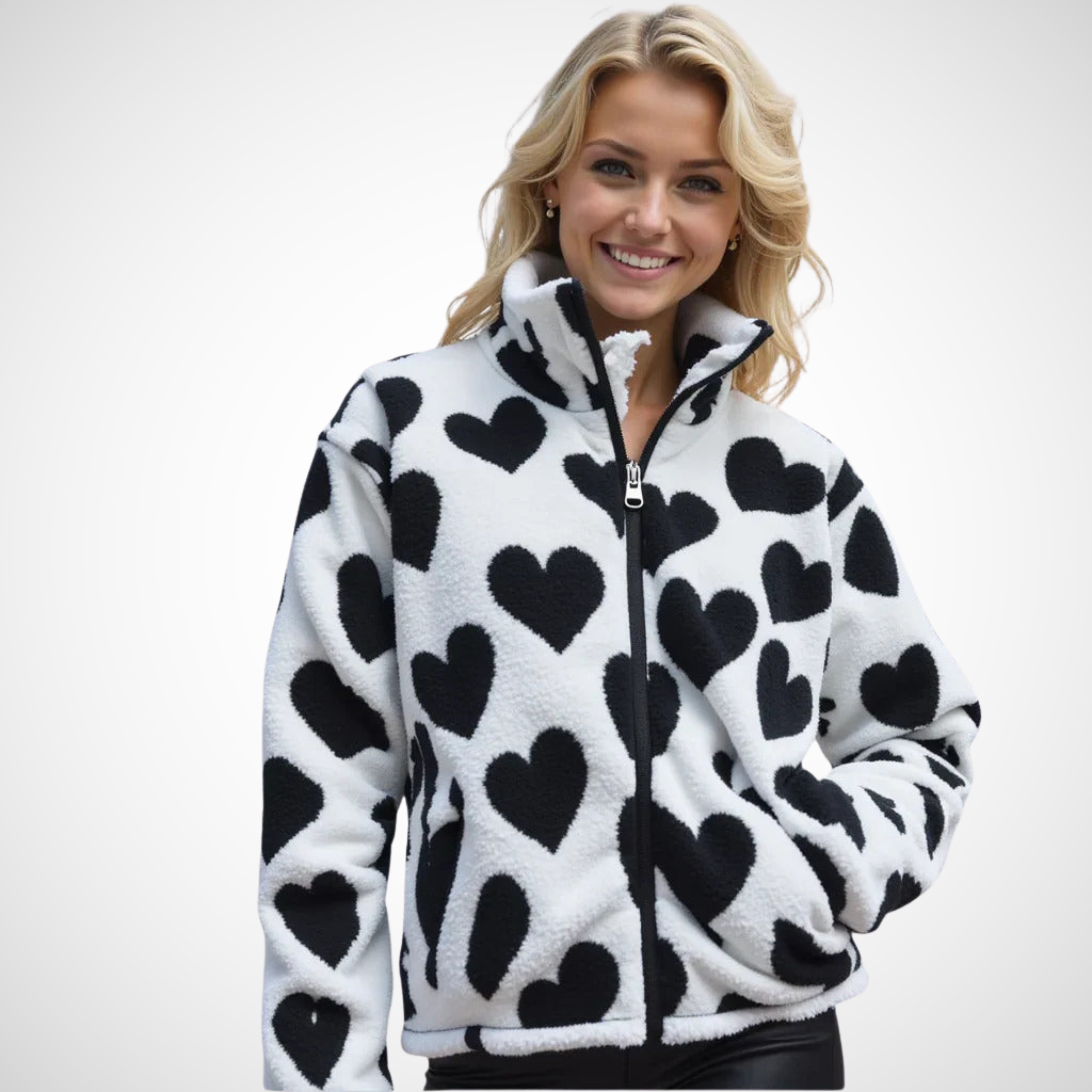 Ava | Reversible Heart Jacket