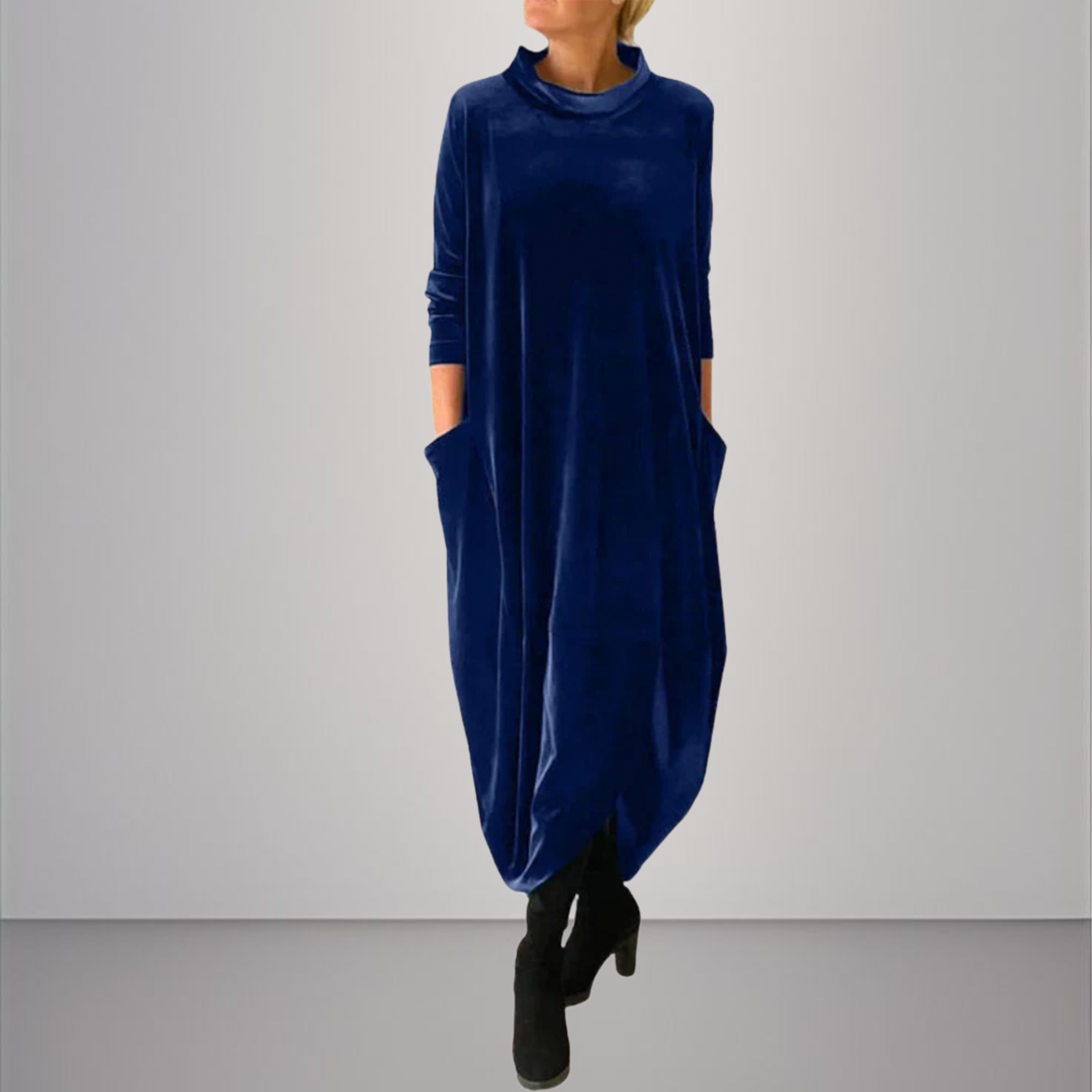 Éloura | Velvet Elegant Maxi Dress