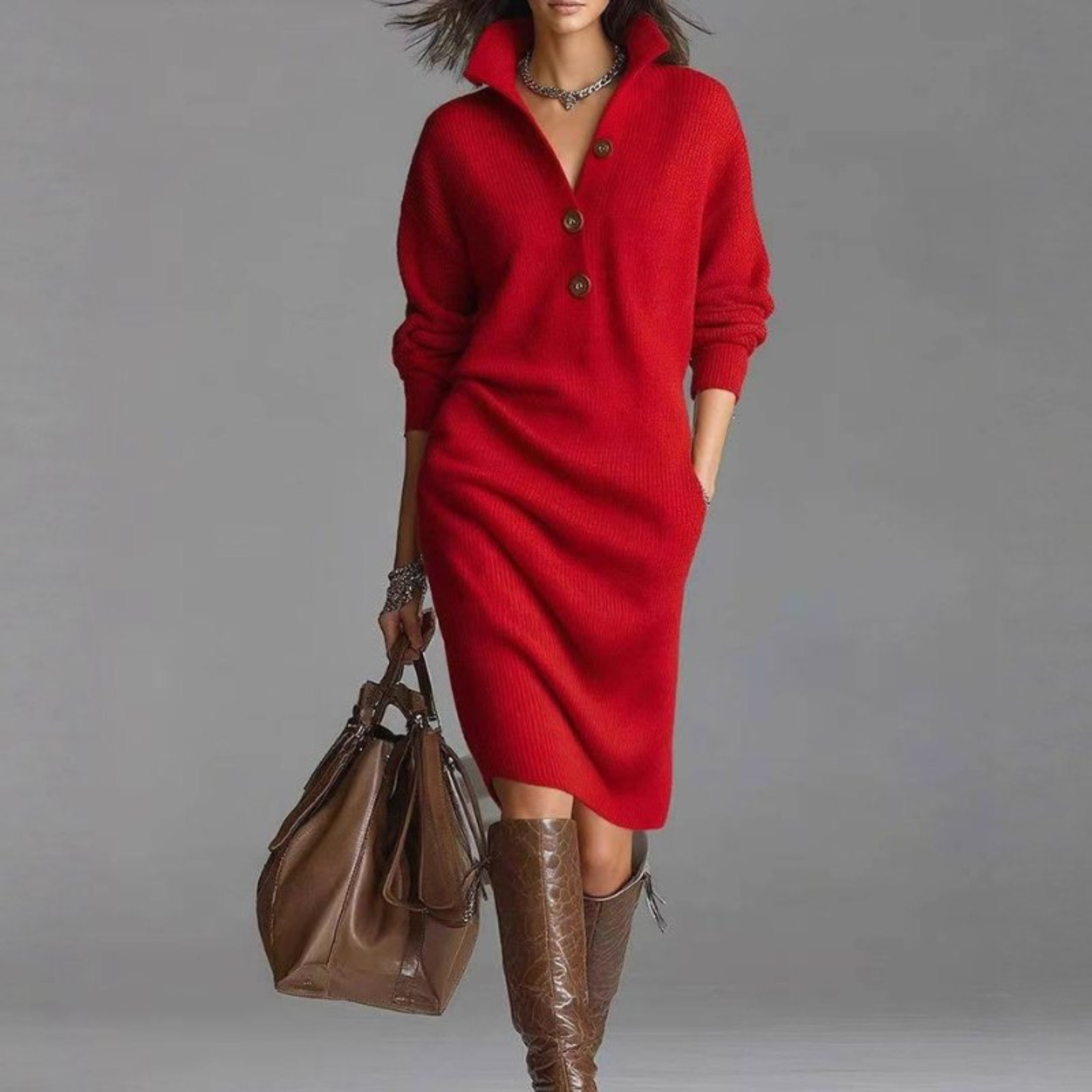 Danielle | Soft Knitted Sweater Dress