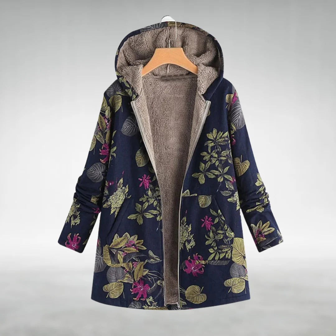 Fleural™ – Stylish Floral Pattern Polar Jacket