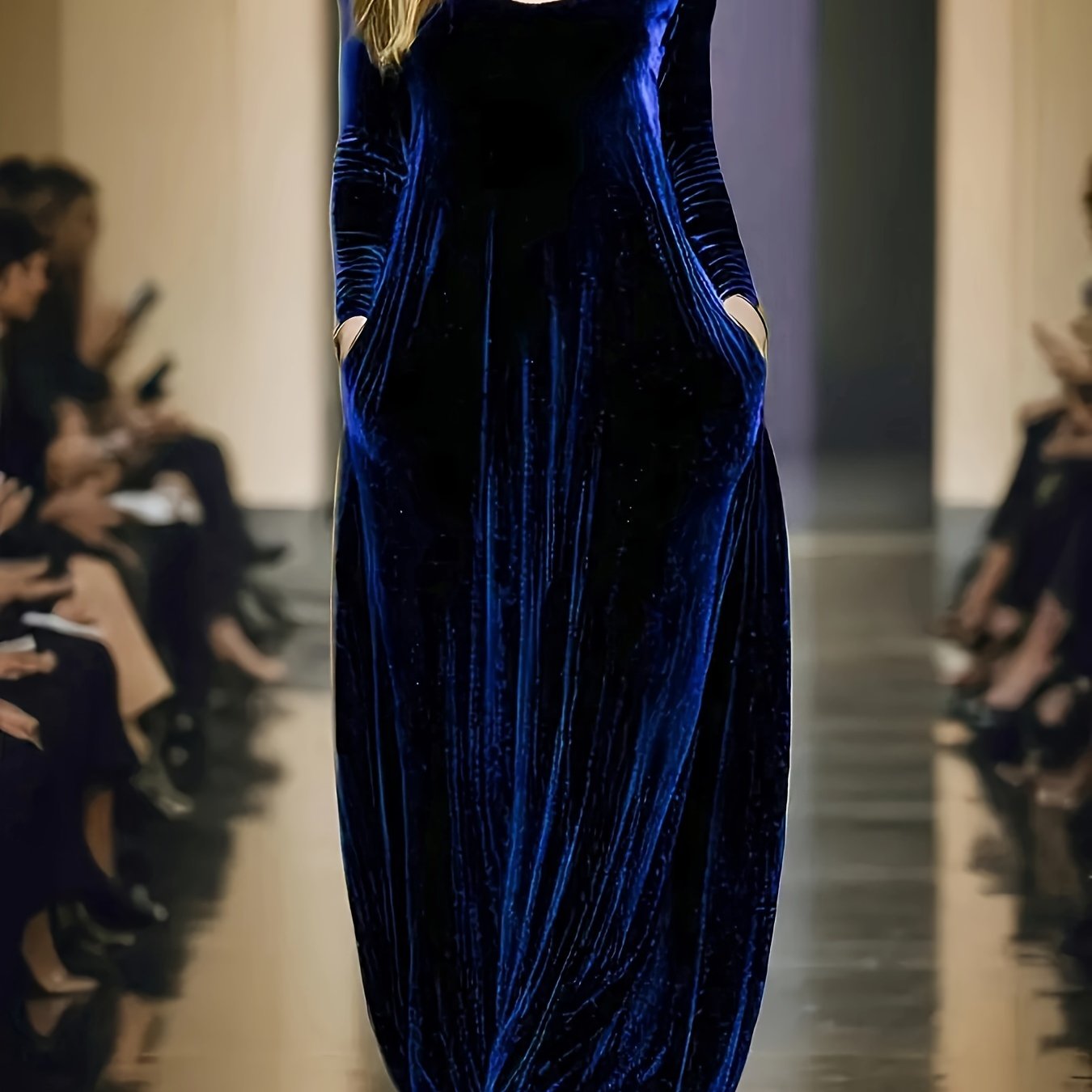 Elowen | Velvet Flow Maxi Dress