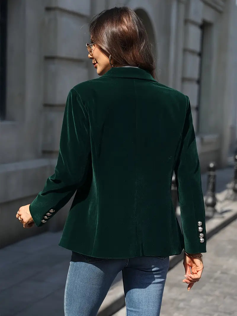 MaryAnne | Elegant Velvet Blazer
