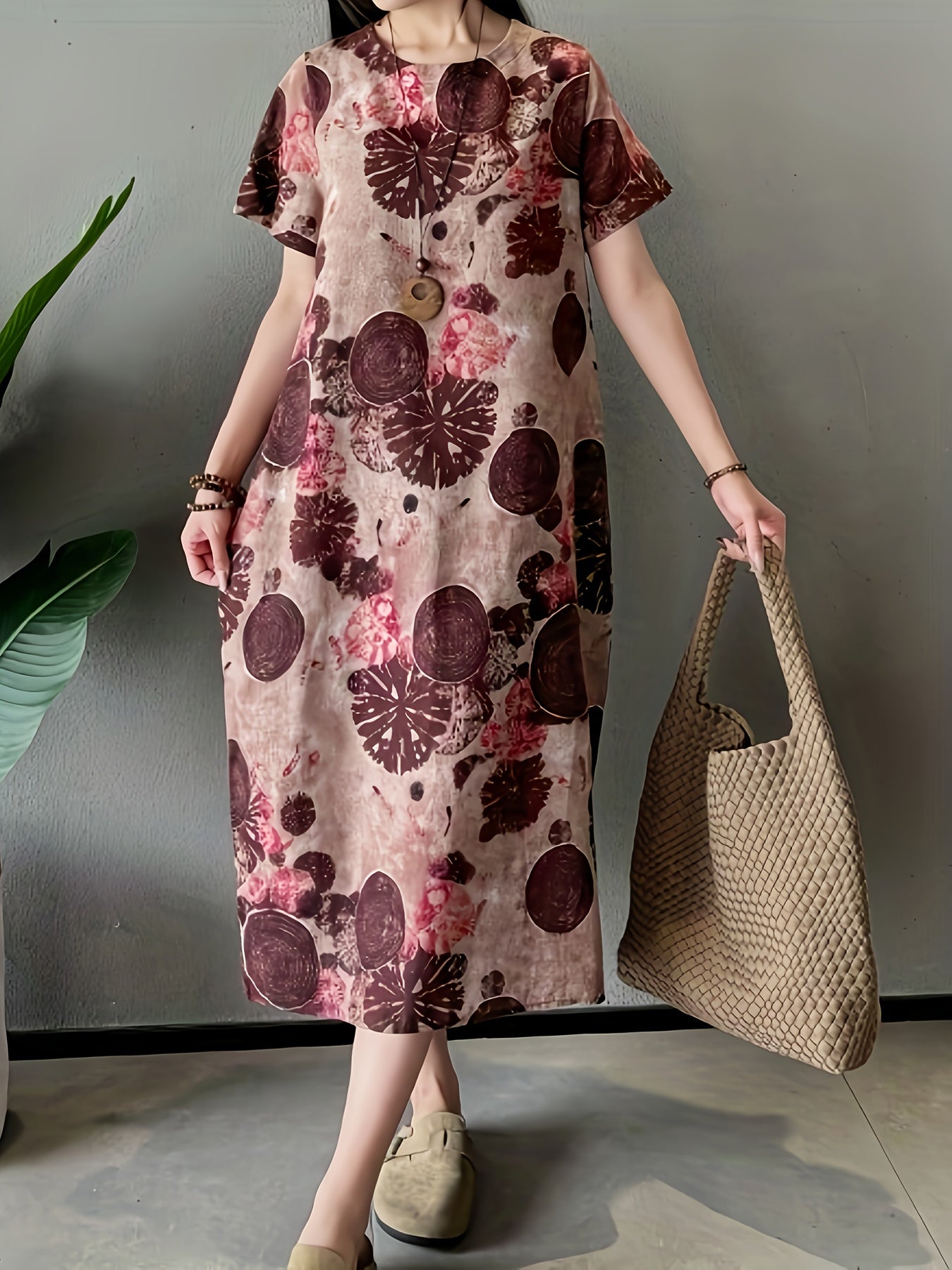 Reshma - Elegant Tummy Covering Maxi Dress