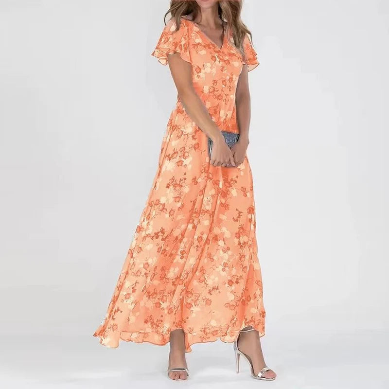 Lidia - Floral Long Dress