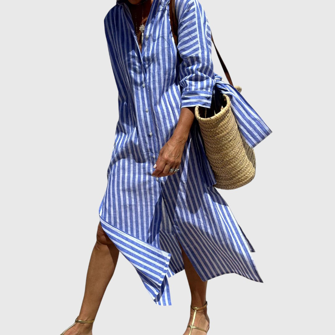 Annamay - Elegant striped shirt dress