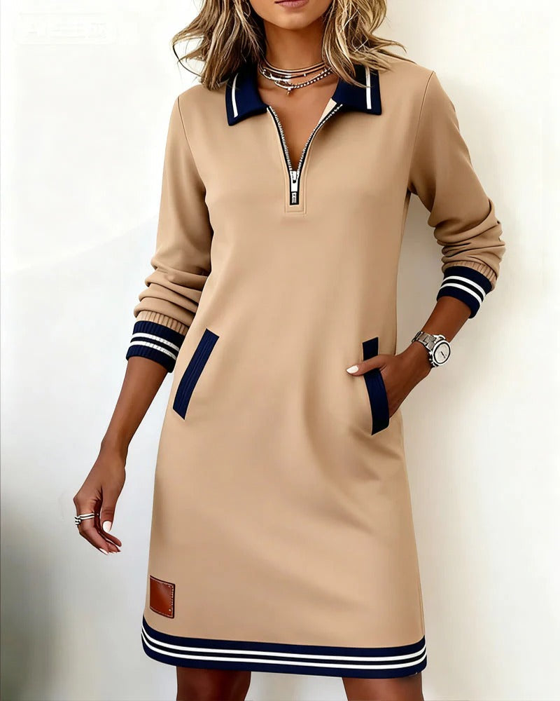 Harper™ | Everyday Zip Collar Dress